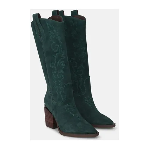 Embroidered heel boot - Alma EN Pena - Modalova