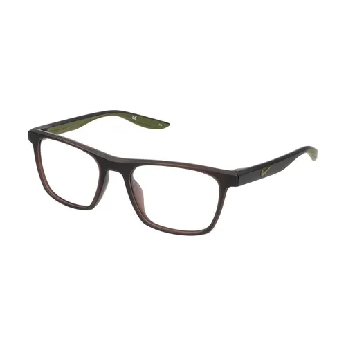 Matte Brown Basalt Eyeglasses - Nike - Modalova