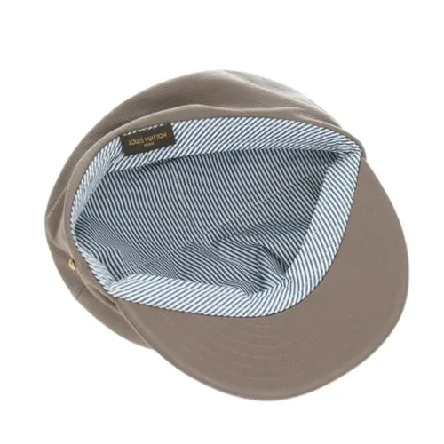 Pre-owned Leather Hat - Louis Vuitton Vintage - Modalova