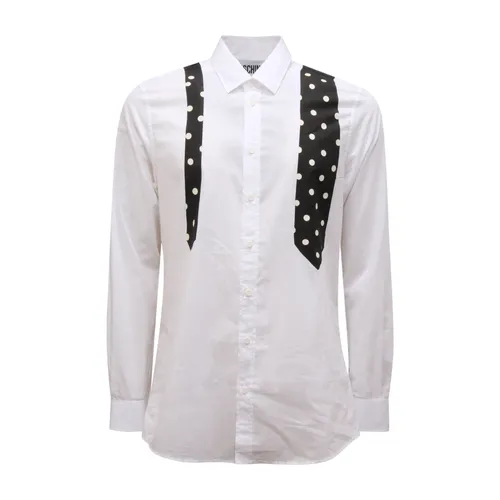 Camicia Couture Cotton Shirt - Moschino - Modalova