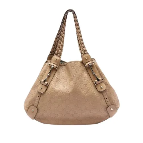 Pre-owned Leather Shoulder Bag - Gucci Vintage - Modalova