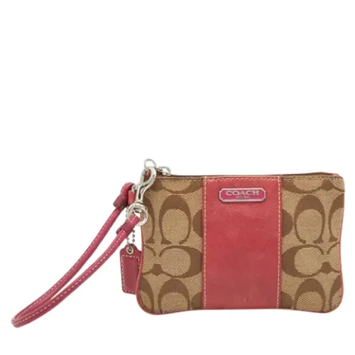 Pre-owned Canvas clutches - Coach Pre-owned - Modalova
