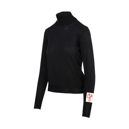 Black Turtle Neck Sweater - Golden Goose - Modalova