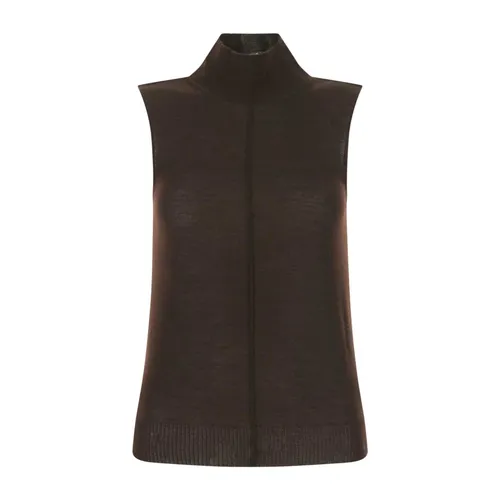 Top in cashmere color cioccolato - Amiri - Modalova