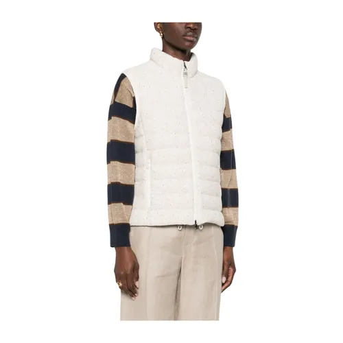 High-neck Sleeveless Vest - Brunello Cucinelli - Modalova