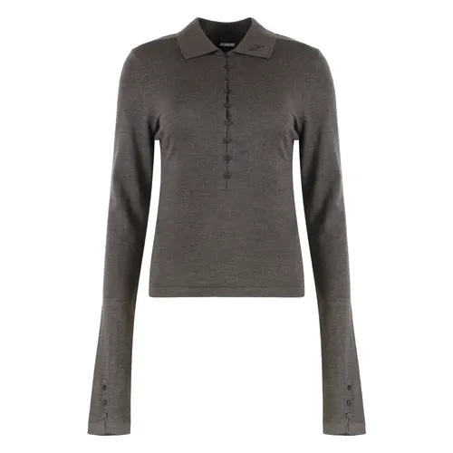 Merino Long-Sleeve Polo - Jacquemus - Modalova