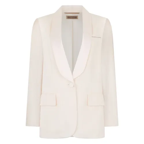 Ribbed Blazer - Peserico - Modalova