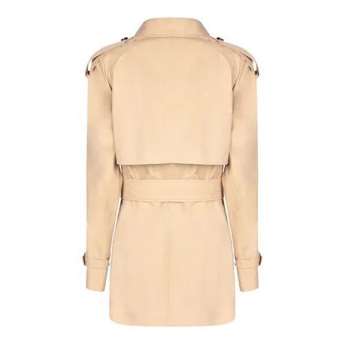 Double-Breasted Short Trench Coat - Burberry - Modalova