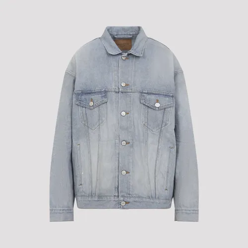 Denim Jacket Regular Fit - Balenciaga - Modalova