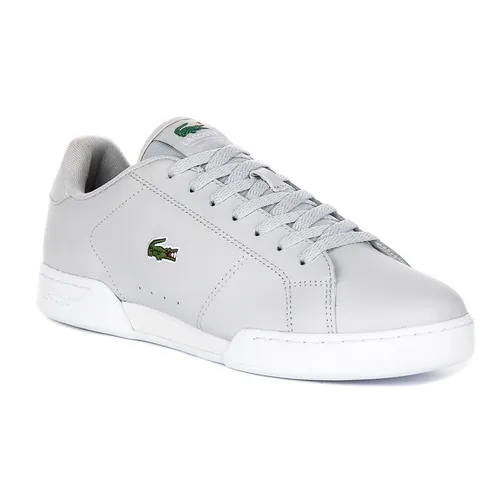 Grey Leather Cupsole Trainers for Men - Lacoste - Modalova