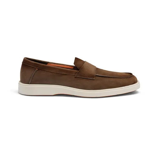 Men's suede loafer - Santoni - Modalova