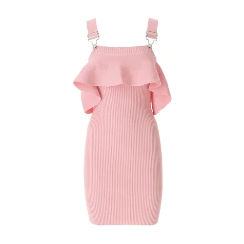 Abito Mini Ruches in Rosa - Moschino - Modalova