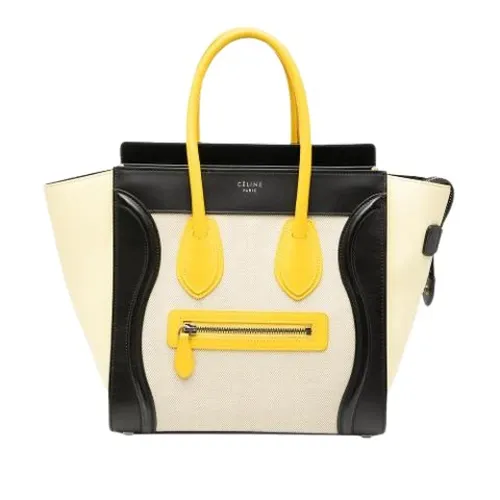 Pre-owned Micro Luggage Handbag - Celine Vintage - Modalova