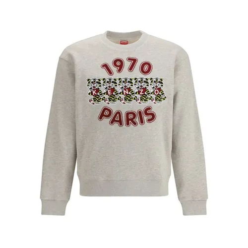 Wild Tiger Cotton Sweatshirt - Kenzo - Modalova