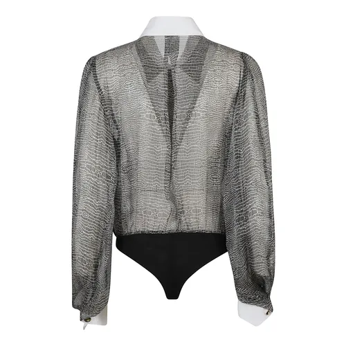 Python Print Bodysuit - Elisabetta Franchi - Modalova