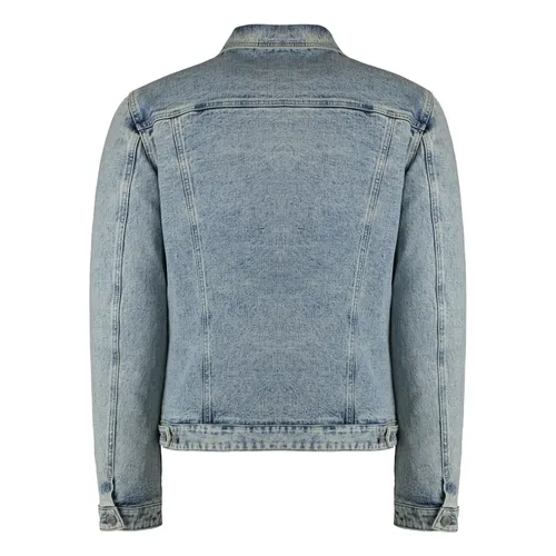 Denim Padded Jacket with Goose Down - Moorer - Modalova