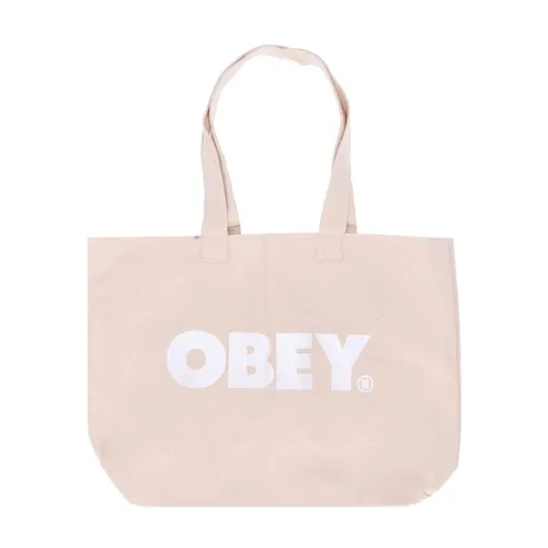 Canvas Tote Bag Natural/White - Obey - Modalova