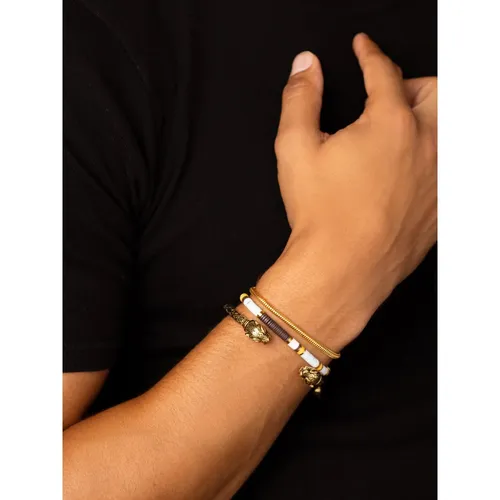 Gold Round Chain Bracelet - Nialaya - Modalova