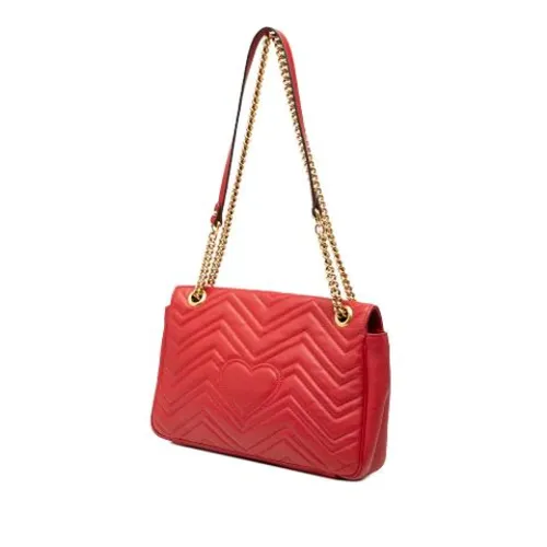 Pre-owned Leather Shoulder Bag - Gucci Vintage - Modalova
