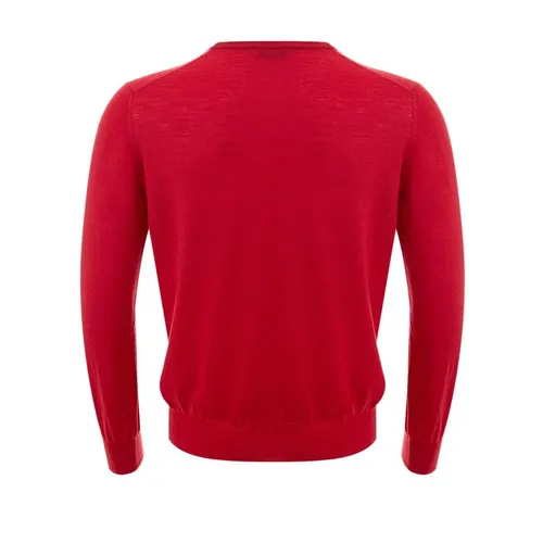 Red Wool Sweater for Men - Gran Sasso - Modalova