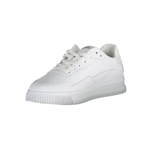 White Leather Men Sneaker - Tommy Hilfiger - Modalova