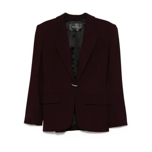 Purple Jackets with Metallic Button Closure - Mugler - Modalova