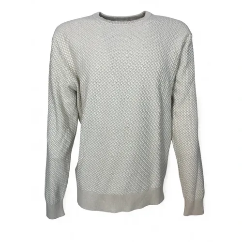 Two Tone Honeycomb MW Sweater Pullover - Calvin Klein - Modalova