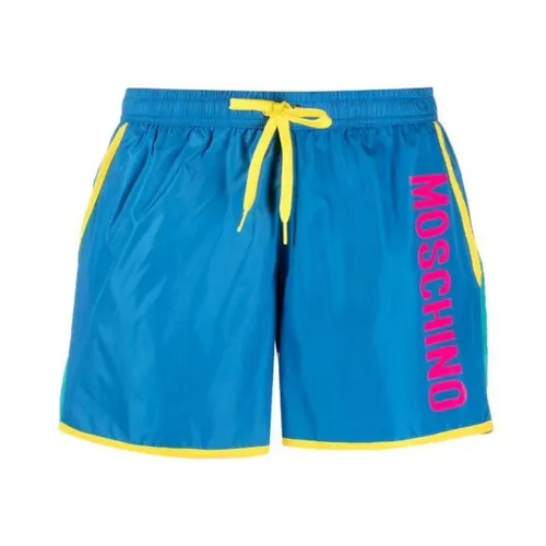 Blue Swimwear for Men - Moschino - Modalova