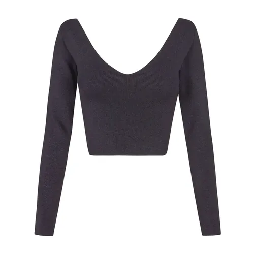 Kiiro, black silk point crop top - Cortana - Modalova