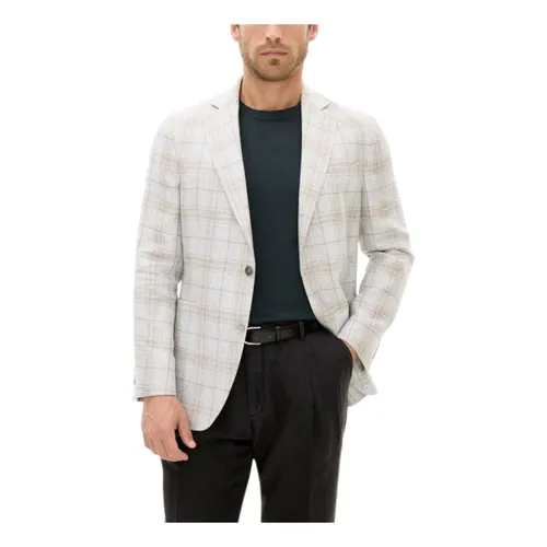 Tartan Soft Blazer Ferry Model - Oscar Jacobson - Modalova