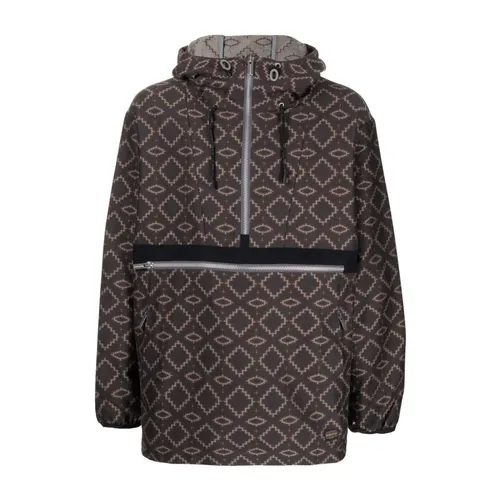 Geometric Pattern Jacket with Zip Detail - White Mountaineering - Modalova