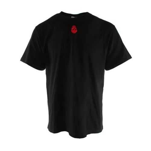 Black Cotton T-shirt for Men - Alexander McQueen - Modalova