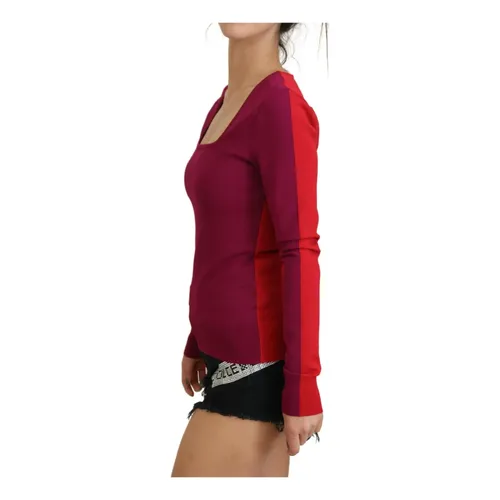 Logo Square Neck Sweater - Dolce & Gabbana - Modalova
