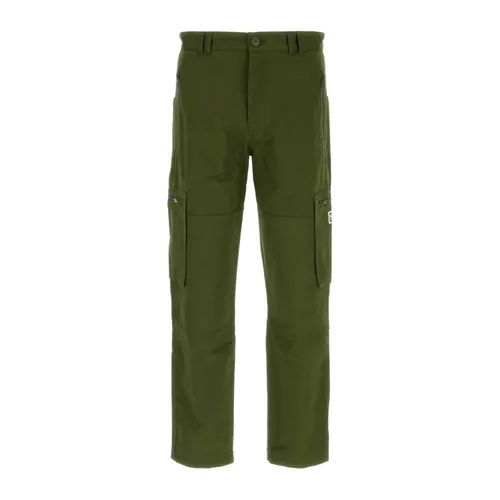 Pantaloni Cargo in Cotone Verde Oliva - Kenzo - Modalova