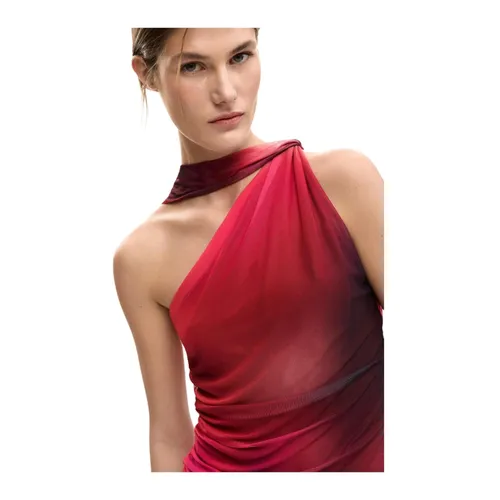 Single Shoulder Sleeveless Top - Desigual - Modalova