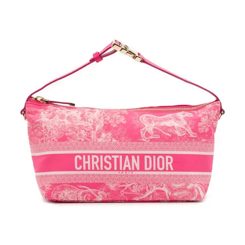Pre-owned Printed Canvas Bag - Dior Vintage - Modalova
