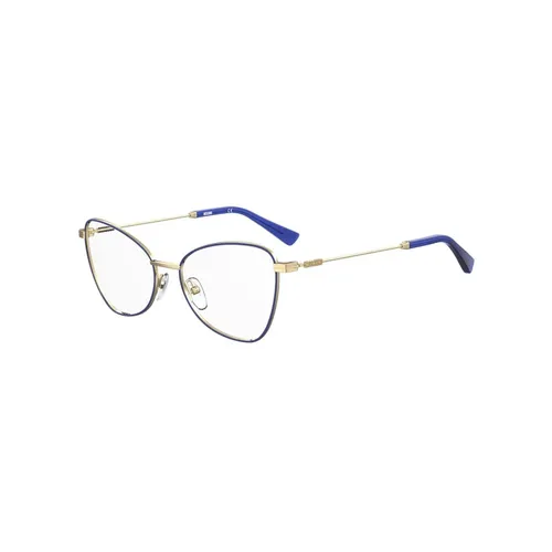 Blue Cateye Eyeglasses - Moschino - Modalova