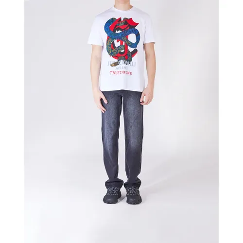 Tshirt Serpenti Logo Gotico - Just Cavalli - Modalova