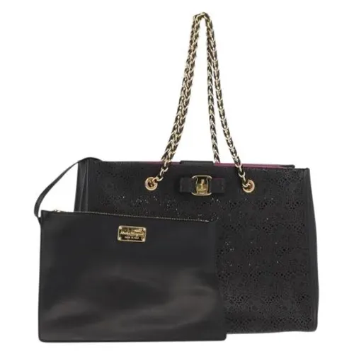 Pre-owned Leather Shoulder Bag - Salvatore Ferragamo Pre-owned - Modalova