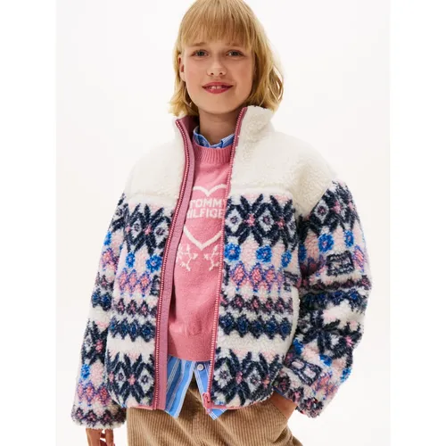 Fair Isle Teddy Jacket - Tommy Hilfiger - Modalova