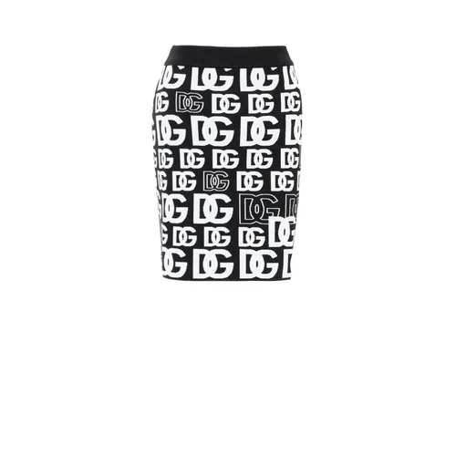 Stretch Jersey Mini Skirt - Dolce & Gabbana - Modalova