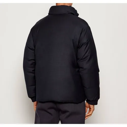 Reversible Wool-Blend Twill Down Jacket - Emporio Armani - Modalova