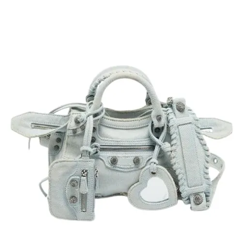Pre-owned Denim Mini Bag - Balenciaga Vintage - Modalova