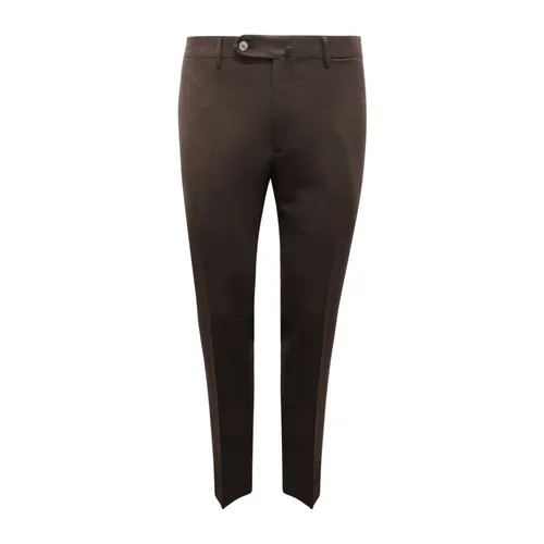Wool Trouser Rima 2Smt Brown - Santaniello - Modalova