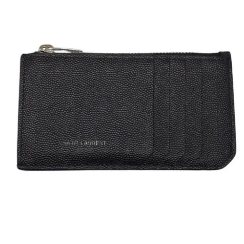 Pre-owned Leather Wallet - Saint Laurent Vintage - Modalova