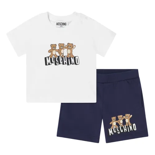Teddy Bear Logo Short Set - Moschino - Modalova