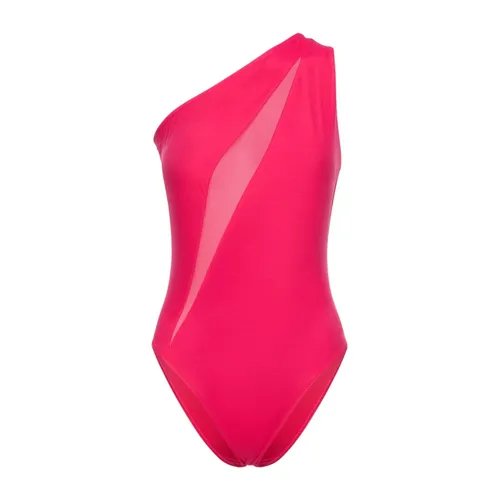 Slashed One-Piece Swimsuit - Versace - Modalova