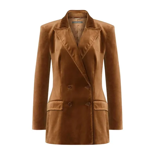 Double-breasted Jacket - Alberta Ferretti - Modalova