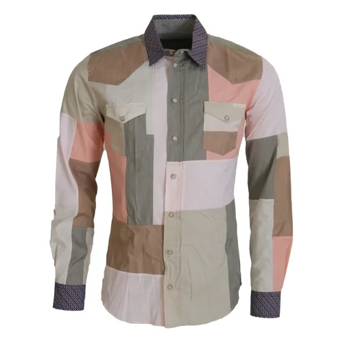 Patchwork Slim Shirt - Dolce & Gabbana - Modalova