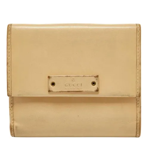 Pre-owned Leather wallets - Gucci Vintage - Modalova